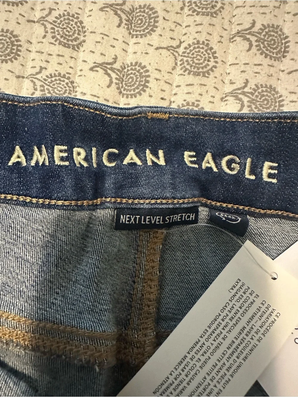 American Eagle Outfitters Women's Dark Blue Boot Cut Jeans - Picture 2 of 8